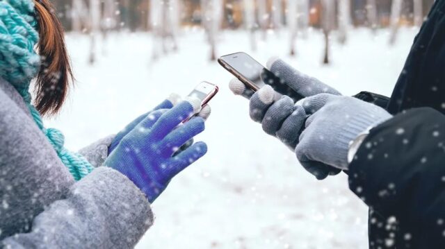 kış günlerinde telefon kullanma